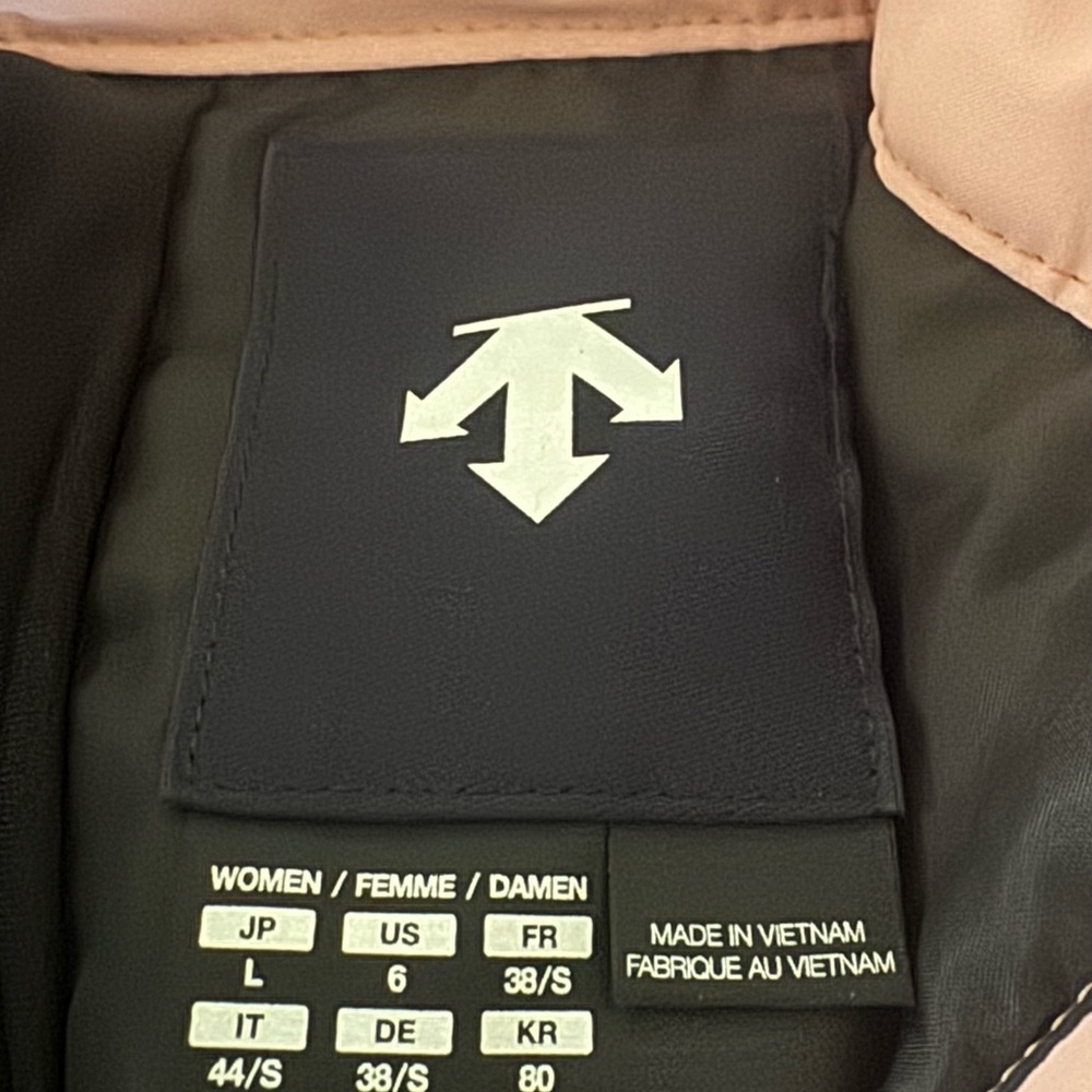 Descente Light Pink Women’s Insulated Ski Pants - Picture 9 of 11